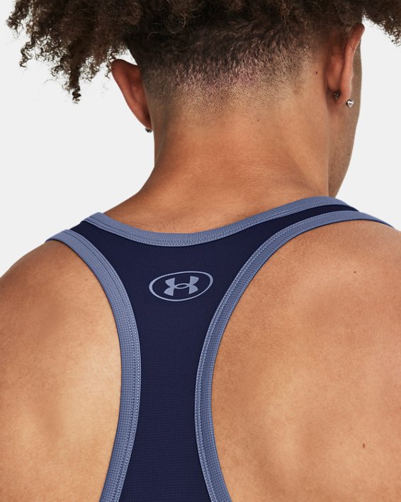 Men's Project Rock Gym Tank in Blue image number 3